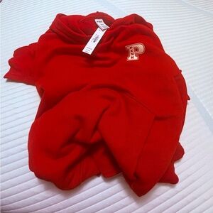 PINK Victoria's Secret Vibrant Red Hoodie